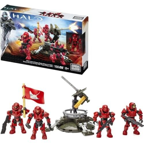 Mega Bloks Construx Halo DLB95 UNSC Fireteam Stingray -150Pcs/pzs -8 years old Children Toys Festival Gift Small building blocks