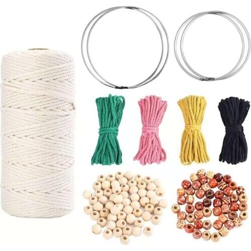 DIY Handmade Wall Hanging Tapestry Bohemian Woven Spiral Macrame Tassel Handmade Cotton Knitting Tapestry For Home Decor Textile