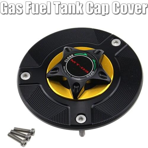 For Yamaha MT-03 MT03 MT 03 2015 2016 2017 Logo 8 Colors CNC Aluminum Keyless Motorcycle Accessories Fuel Gas Tank Cap Cover