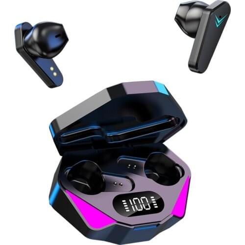 Gaming Sports Headphones for Cell Phone X15 Wireless Gamer Headset Bluetooth Hands-Free Earbuds In Ear Technology 2021 Earphones