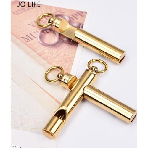 JO LIFE Multifunctional Outdoor Survival Mental Whistle Portable Beer Bottle Opener Key Hanging Chain Decor