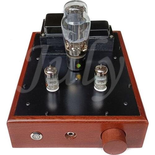6N3 6N5P / 5670 6080 tube amp no noise pure gall amp black throat, Jintai teak wood chassis