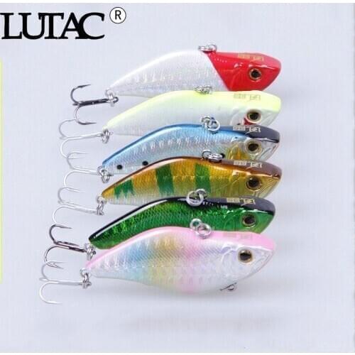LUTAC Carp fishing Vibe 10g sinking water Hard plastic baits fishing lure bass baits artificial wobblers