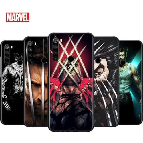 Marvel Superhero Wolverine For Xiaomi Redmi Note 4 4X 5 5A 6 7 8 8T 7S 9S 9T 10 10S 5G Pro Prime Max Balck Soft Phone Case