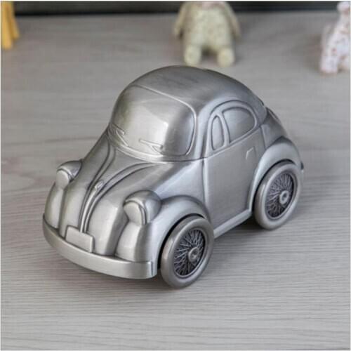 Metal car model piggy bank money storage boxs saving money box kids safe coin jar /dispenser/counter for Childrens gifts SNG061