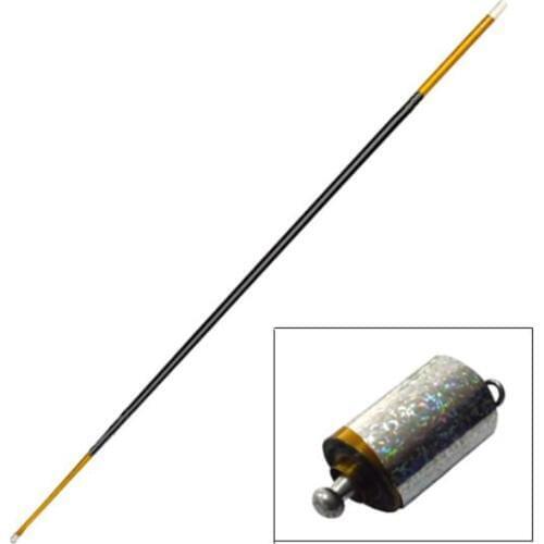 140CM Length Golden - Black- Golden Metal Cudgel Appearing Cane For Professional Magician Stage Magic Tricks Gimmick Illusion