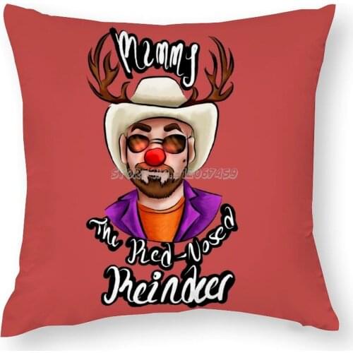 Rimmy The Red Nosed Pillow Case Throw Cushion Cover Creative Decoration for Home Sofa Multi-size Jeremy Dooley Jdoolz Lil J Rimm