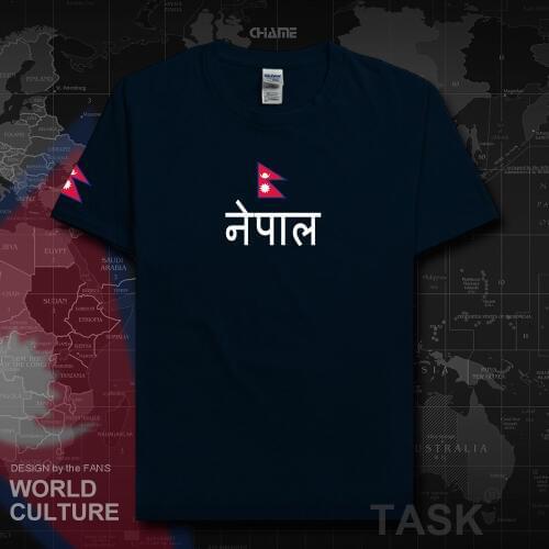 Nepal NPL mens t shirts fashion 2017 jersey nation team 100% cotton t-shirt clothing tees country sporting flag Nepali Nepalese