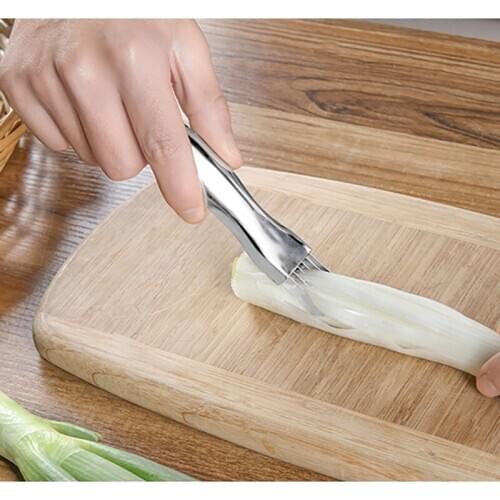 Stainless Steel Onion Wire Knife Kitchen Cooking Household Filament Cutting Vegetables Potato Wire Cutter household or Outdoor