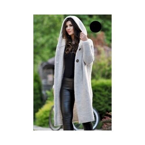 Fall / winter 2021 new Maternity Coat top sweater long cardigan knitwear thickened oversize mommy jacket female pregnancy