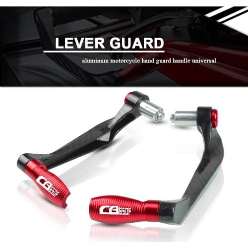 7/8" 22mm Motorcycle Brake Clutch Excellent Durable CNC Aluminum Lever Hand Guards Handlebars Protector For Honda CB650F CB 650F