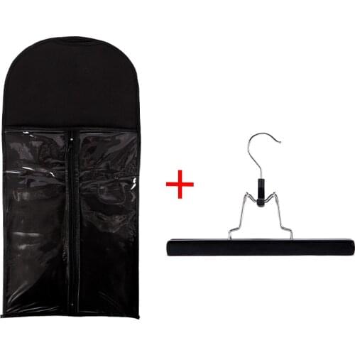Portable Wig Storage Bag With Hanger Package Suit Case Bag For Human Hair/Ponytail/Clips Hair Extensions