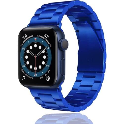 For apple watch Series 6 SE band 40mm 44mm Business bracelet for iwatch 5 4 3 bands 38mm 42mm correa stainless steel watchbands