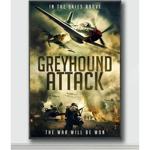 NJ302 Greyhound Attack Movie Silk Posters and Prints wall art Art Poster Home Decor