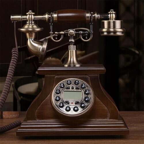 Heavey Antique Telephone Corded Old Fashion Desktop Telephones Classic Antique Landline Telephone Retro Telephones For Gift