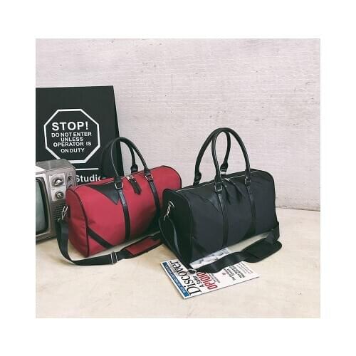 Large Capacity Men Hand Luggage Travel Duffle Bags Canvas Travel Bags Weekend Shoulder Bags Multifunctional Overnight Duffel Bag