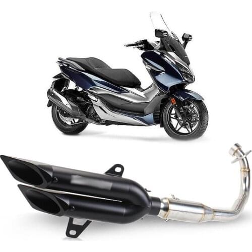 For Scooter FORZA300 Motorcycle Ak Exhaust Muffler Motorbike Muffler Escape For HONDA FZ300 FORZA300 Slip on