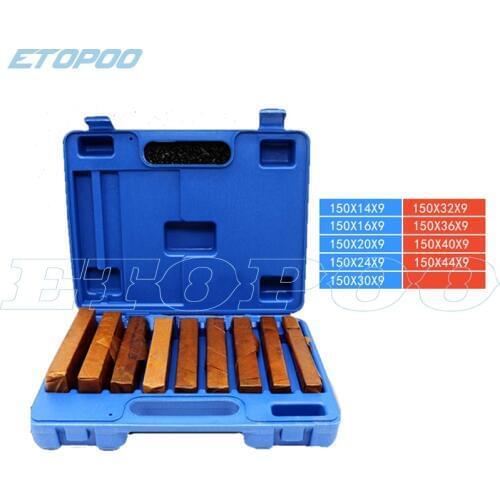 High Quality 150x9 mm 18pcs Precision Parallel Set, Precision Parallelism: 0.01mm, Parallel Block Gauge Set