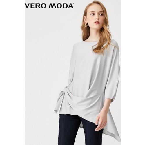 Vero Moda Women Cinched 3/4 Sleeve Knitwear Sweater| 319324519