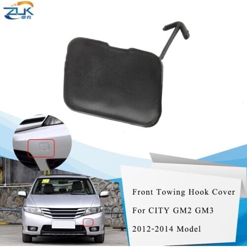 ZUK Front Bumper Towing Hook Cover For HONDA CITY 2012 2013 2014 GM2 GM3 TM0 OEM:71104-TM0-T10 Without Painted