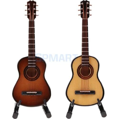 1/6 Scale Handmade Wooden Classical Classic Guitar Model Instrument for 12" Soldier Action Figure Doll Toys DIY Accessories