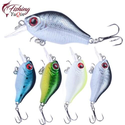 1PCS Crankbait Fishing Lure 5.5cm/9g Hard Wobbler Fat Crank Leurre Tackle Isca Artificial Bait Pesca Diving 1M