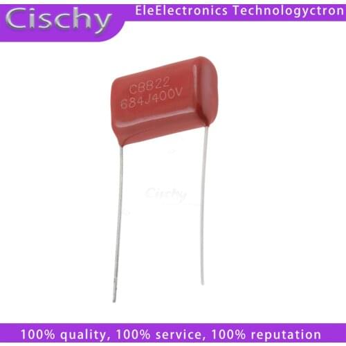 10PCS 400V684J Pitch 15MM 0.68UF 680nf 684 400V 684J 684J400V CBB Polypropylene Film Capacitor
