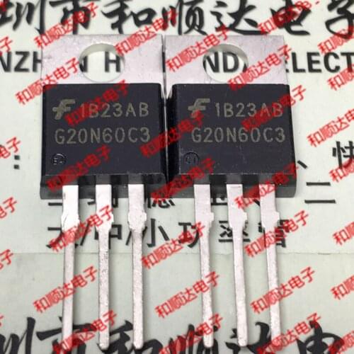 10pcs/lot G20N60C3 HGTP20N60C3 New stock TO-220 45A 600V