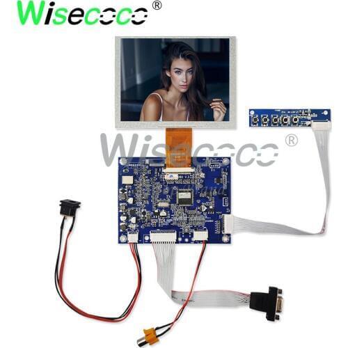 5 inch 640x480 50Pin LCD screen with VGA AV LCD Controller Board Kit ZJ050NA-08C