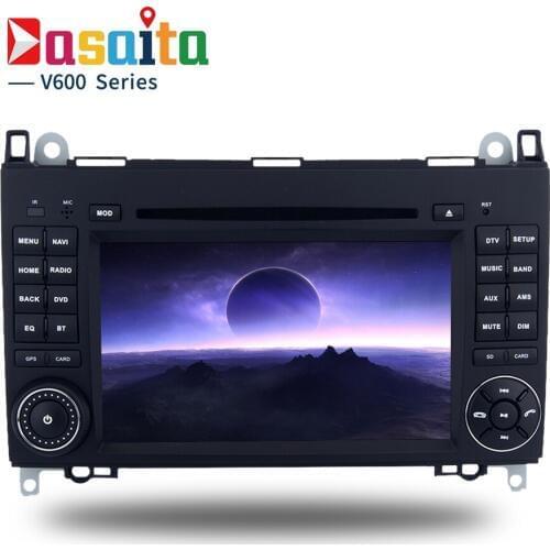 1 Din Android 10.0 Car DVD Player For Mercedes Benz Sprinter W209 W169 W245 Viano Vito B150 B200 Multimedia 4GB Ram+32GB Rom