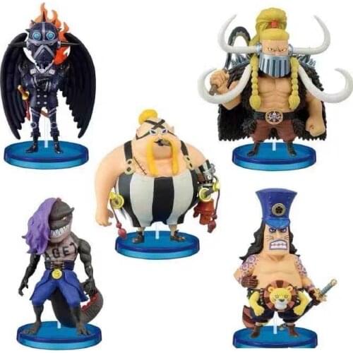 Cuteanime 100% Original Banpres Onepiece WCF Figure Beasts Pirates Figure PVC Action Model Toys Anime Figure 5pcs/lot