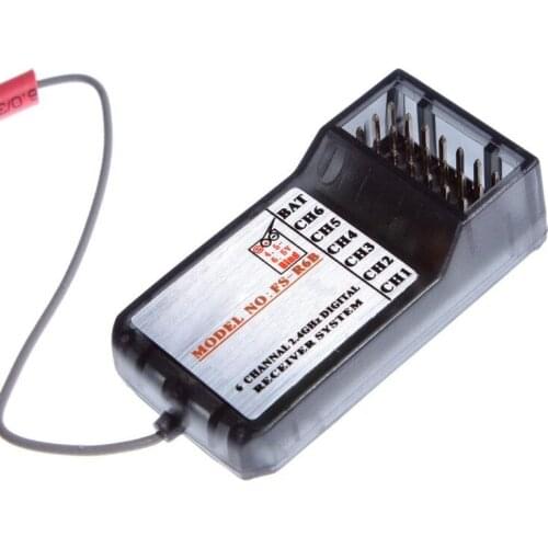 FS-R6B FlySky 2.4Ghz 6CH receiver for RC FS-CT6B TH9x