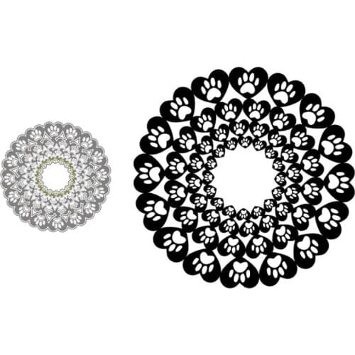 Metal Cutting Dies Round Stencils Die Cut for DIY Scrapbooking Album Paper Card Embossing