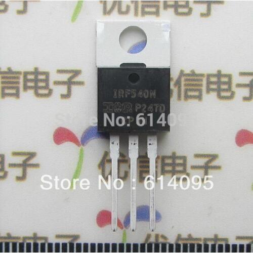 New Original IRF540N IRF540 FET MOSFET N 100V 33A TO-220 (# 55683)