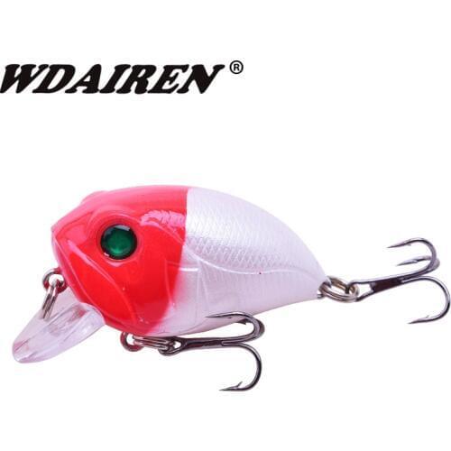 1Pcs High Quality Crank Fishing Lures 45mm 8g Topwater Tackle Artificial Hard Bait Japan Minnow Wobblers Swim Crankbait Pesca