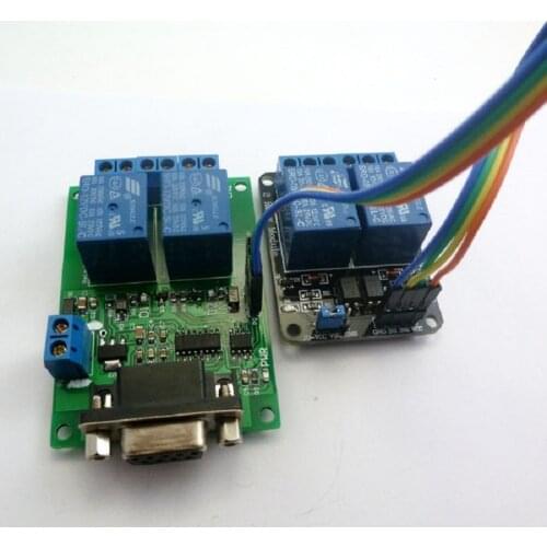 DC 9V 12V 4 Channel RS232 Relay Module Serial port UART Board replace Smart PLC USB Wifi Network Ethernet time Relay