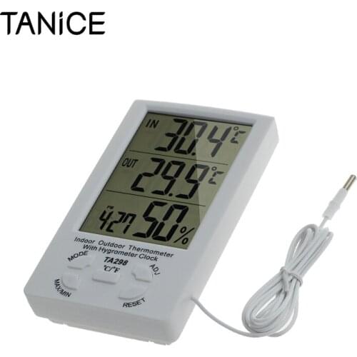 TANiCE 2 In 1 LCD Digital Thermometer Hygrometer Humidity Temperature Meter Household Decoration For Home Temperature Measure