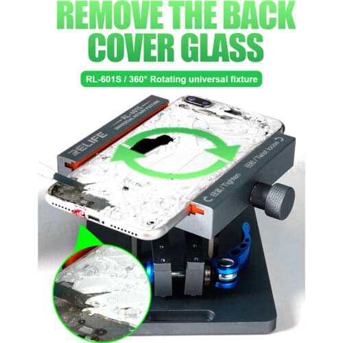 RL-601S 360° Anti-slip Rotating universal fixture Clamp Holder remove the back cover glass for Iphone SAMSUNG HUAWEI