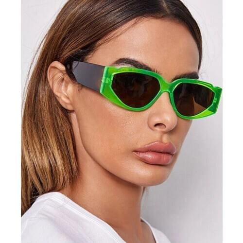 Female sunglasses 2020 fashion brand vintage small Cat eye Women Sunglasses Big frame Gradient shades glasses Oculos De Sol Gafa