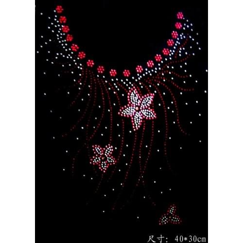 2pc/lot Sweate star patch design stone rhinestones Hot Fix Rhinestones Starfis Motif Design Iron On Transfer Motifs