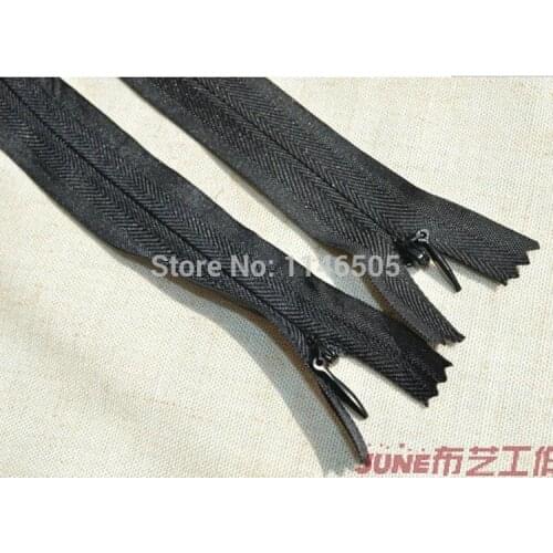 #3 Invisible zipper 40CM Black Back cushion Skirt Hidden Zipper 20pcs DIY Material for sewing/Garment accessories