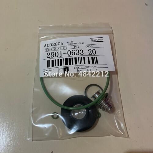 Free shipping 4pcs/lot 2901063320(2901-0633-20) auto drain valve kit for EWD330M assembly for AC air compressor part