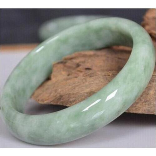 Free shipping ~$wholesale_jewelry_wig$ Certified Beautiful 100% Natural Grade A Jadeite Bangle 60MM