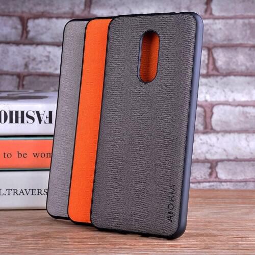 Case for Xiaomi Redmi 5 5 Plus coque Luxury textile Leather skin soft TPU hard PC cover for xiaomi redmi 5 Plus case funda capa