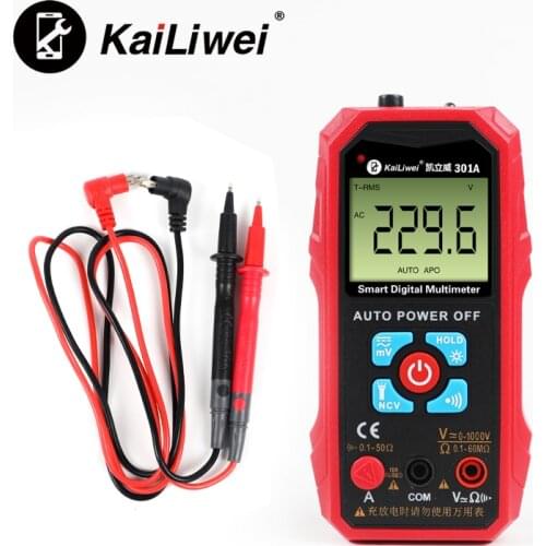 Digital Multimeter Tester Voltmeter Ammeter Resistance Tester Ohmmeter Transistor Peak Backlight Data Hold