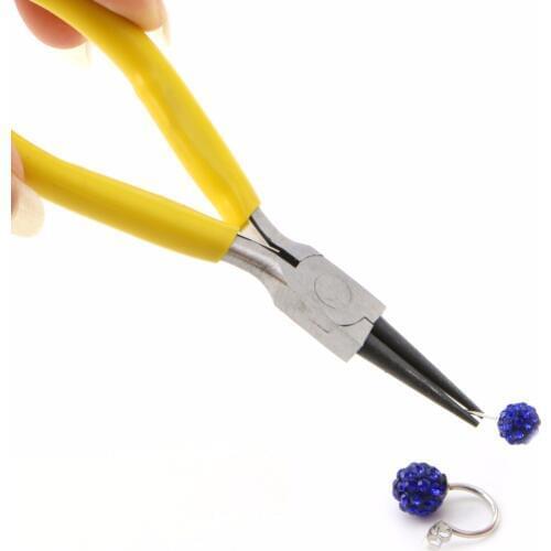 DIY Mini Round Nose Jewelry Pliers Practical Jewelry Handmade Carbon Steel Tool