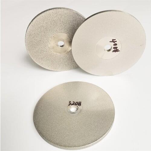 Diamond disk 45-1000 grit grain lapidary ID 10mm 100mm Diamond Grinding Disc Wheel Rotary Rotary Abrasive Tools Gold/Silver