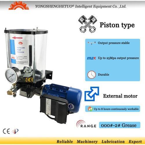 Electric lubrication pump grease lubricator oiler External motor PLC control EGO for Heavy Machinery mixer truck forging