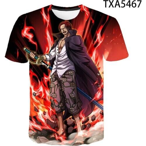 One Piece Summer 3D Printed T Shirts Casual Men Women Children Fashion Short Sleeve Boy Girl Kids Streetwear Cotton Tops