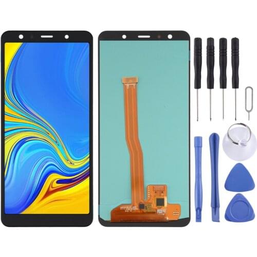 IPartsBuy for Samsung Galaxy A7 (2018) SM-A750 OLED Material LCD Screen and Digitizer Full Assembly